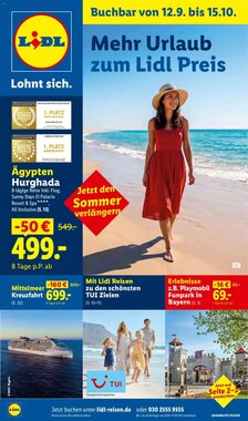 Lidl Reisen Prospekt (ab 12.09.2026) zum Blättern