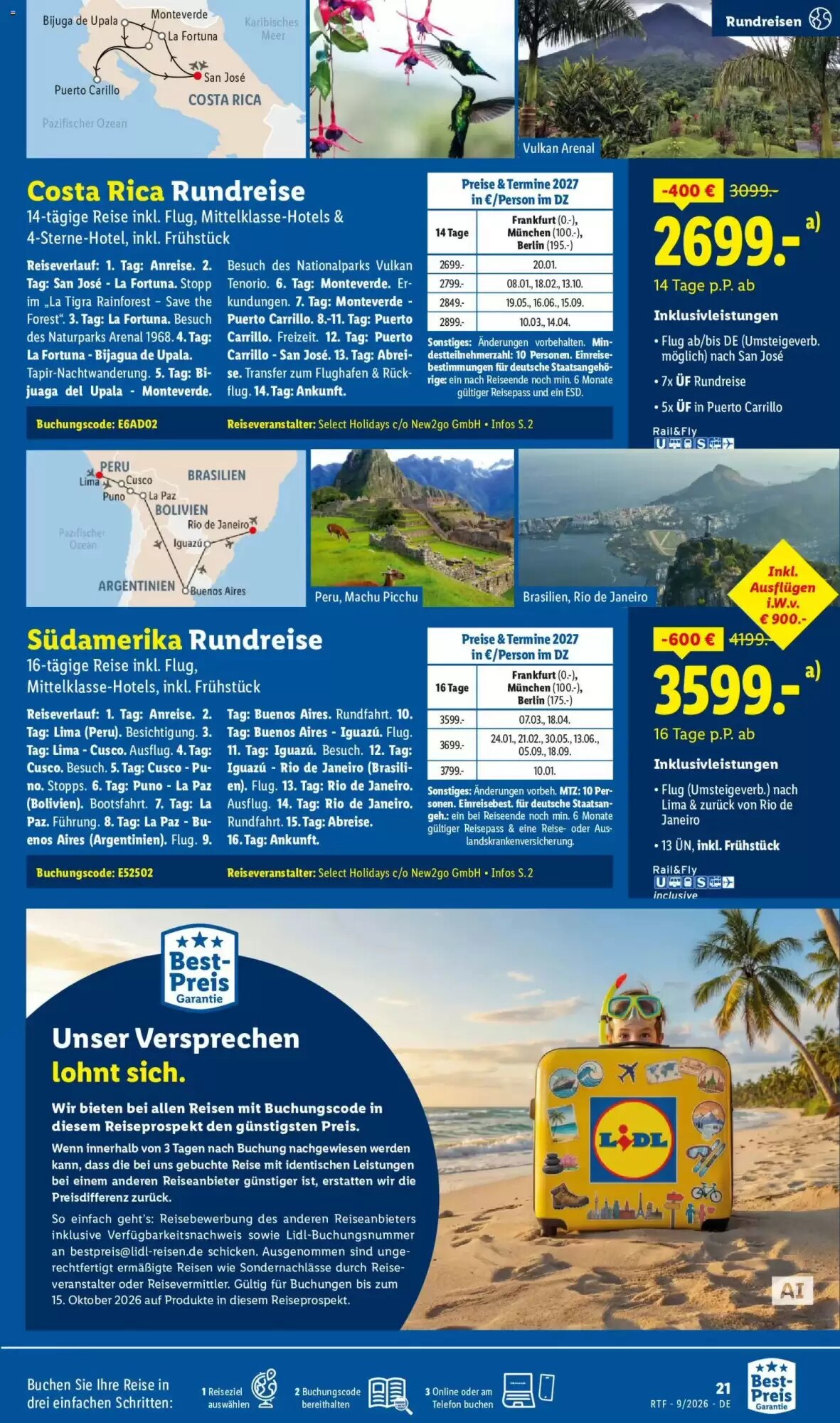 Lidl Reisen Prospekt (ab 12.09.2026) zum Blättern - Seite 21