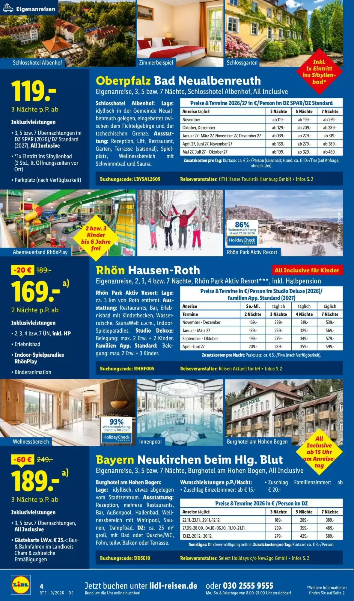 Lidl Reisen Prospekt (ab 12.09.2026) zum Blättern - Seite 4