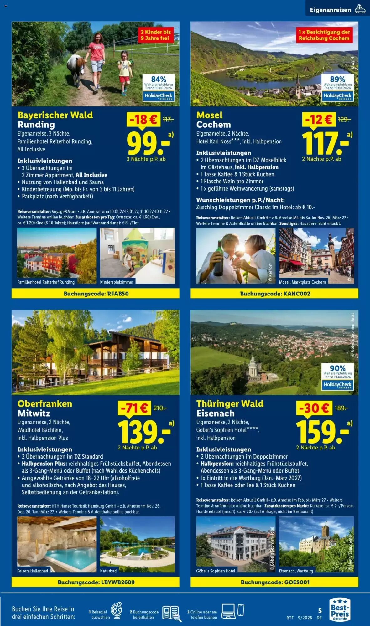 Lidl Reisen Prospekt (ab 12.09.2026) zum Blättern - Seite 5