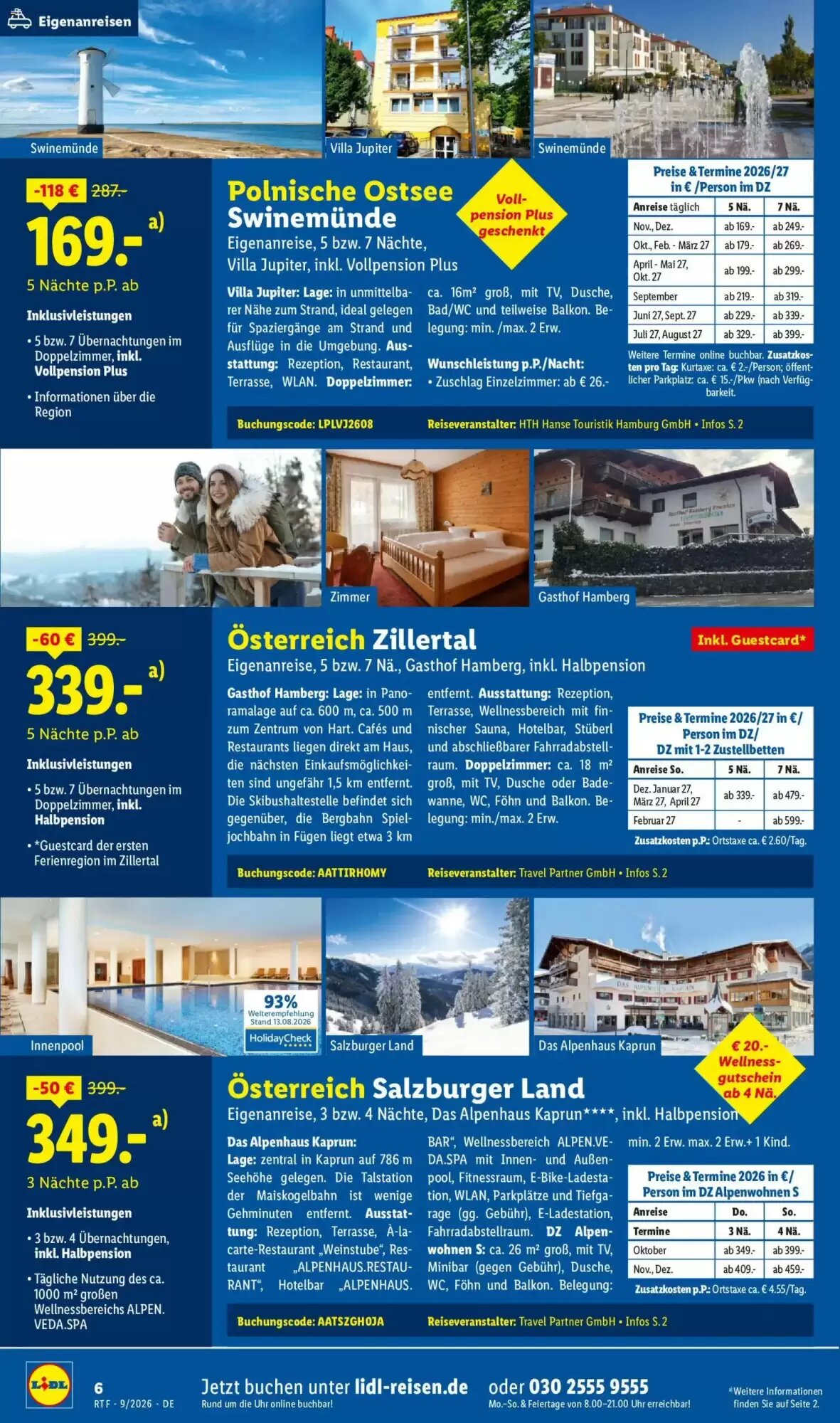 Lidl Reisen Prospekt (ab 12.09.2026) zum Blättern - Seite 6