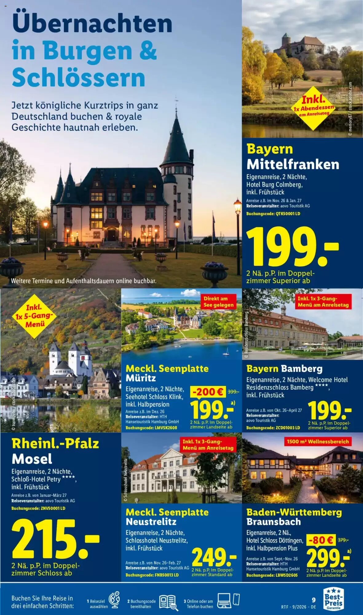 Lidl Reisen Prospekt (ab 12.09.2026) zum Blättern - Seite 9
