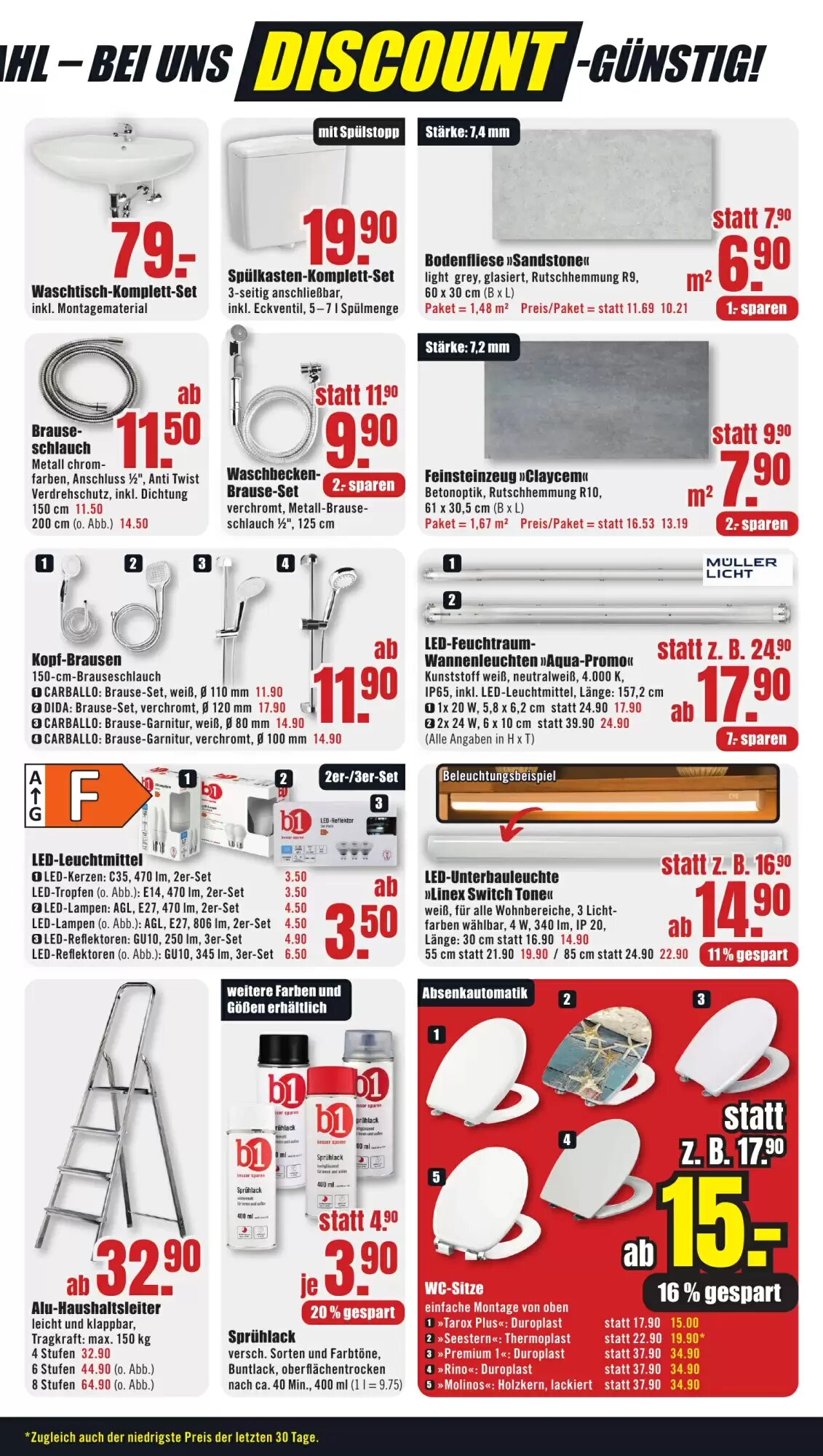 B1 Discount Baumarkt Prospekt (ab 12.09.2026) zum Blättern - Seite 3