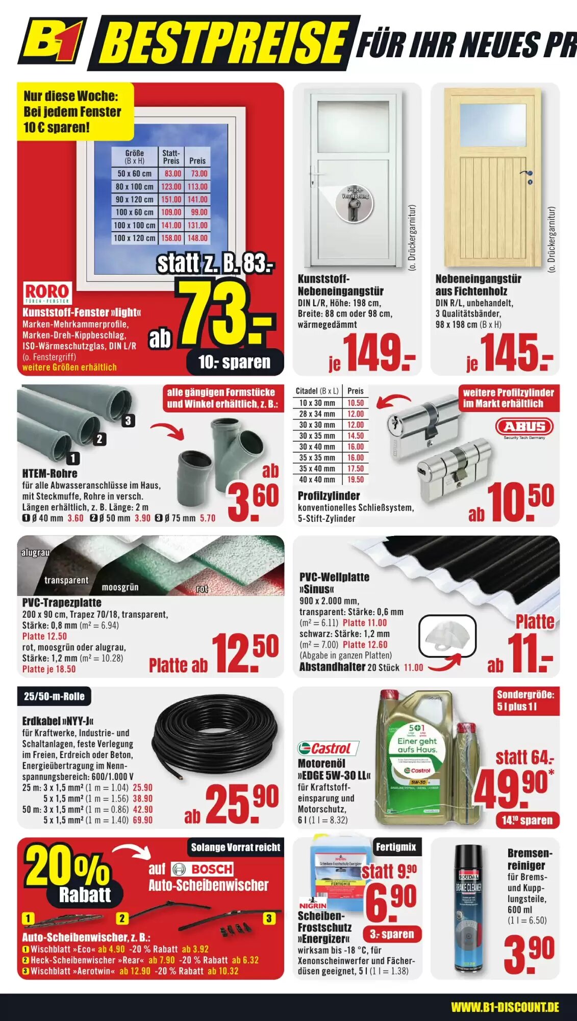 B1 Discount Baumarkt Prospekt (ab 12.09.2026) zum Blättern - Seite 6