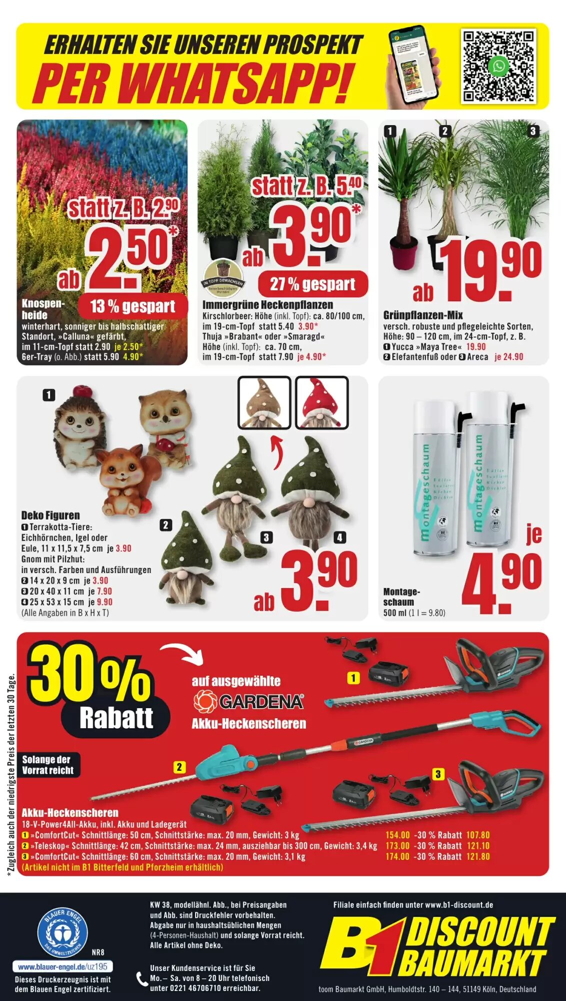 B1 Discount Baumarkt Prospekt (ab 12.09.2026) zum Blättern - Seite 8