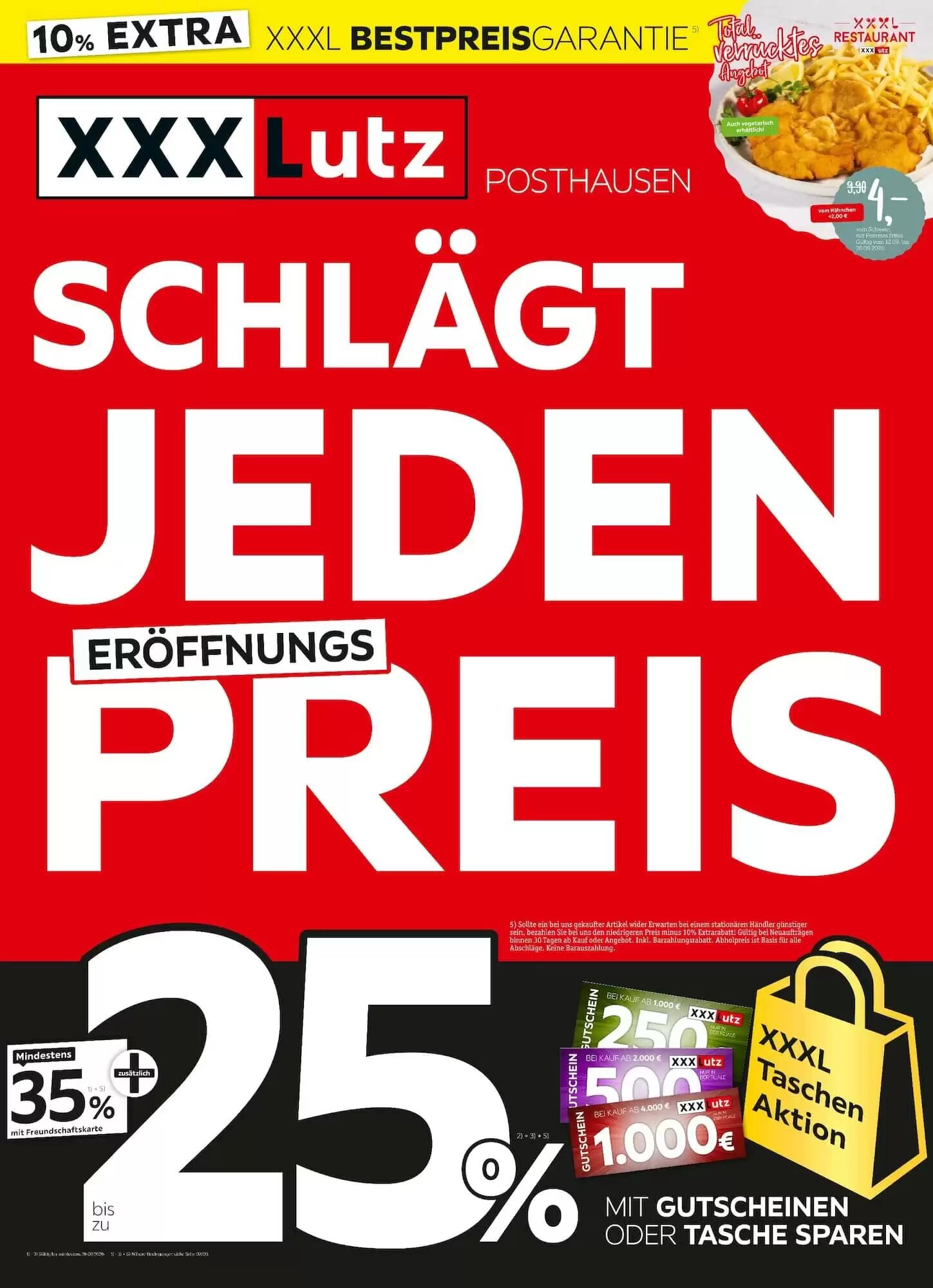 XXXLutz Prospekt (ab 12.09.2026) zum Blättern - Seite 1