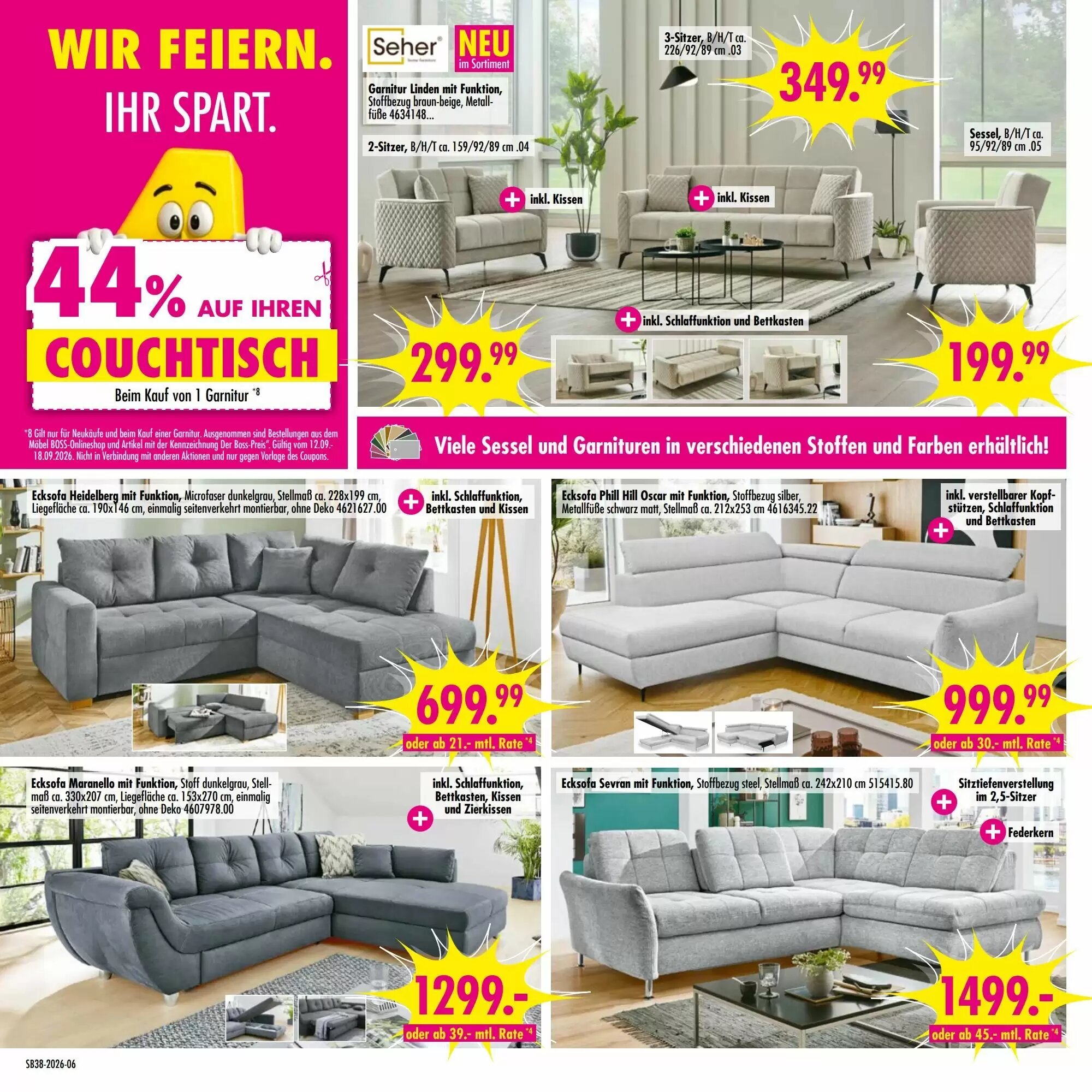 Möbel Boss Prospekt (ab 12.09.2026) zum Blättern - Seite 6