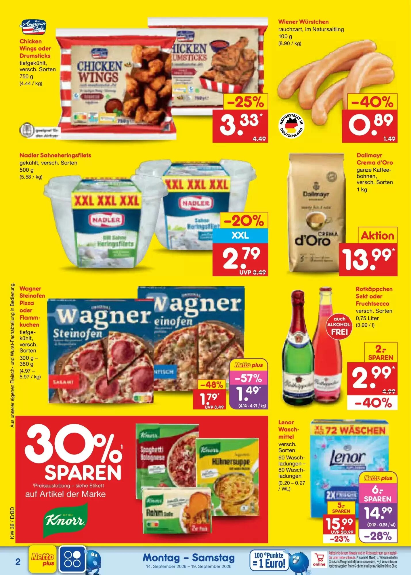Netto Marken-Discount Prospekt (ab 13.09.2026) zum Blättern - Seite 2