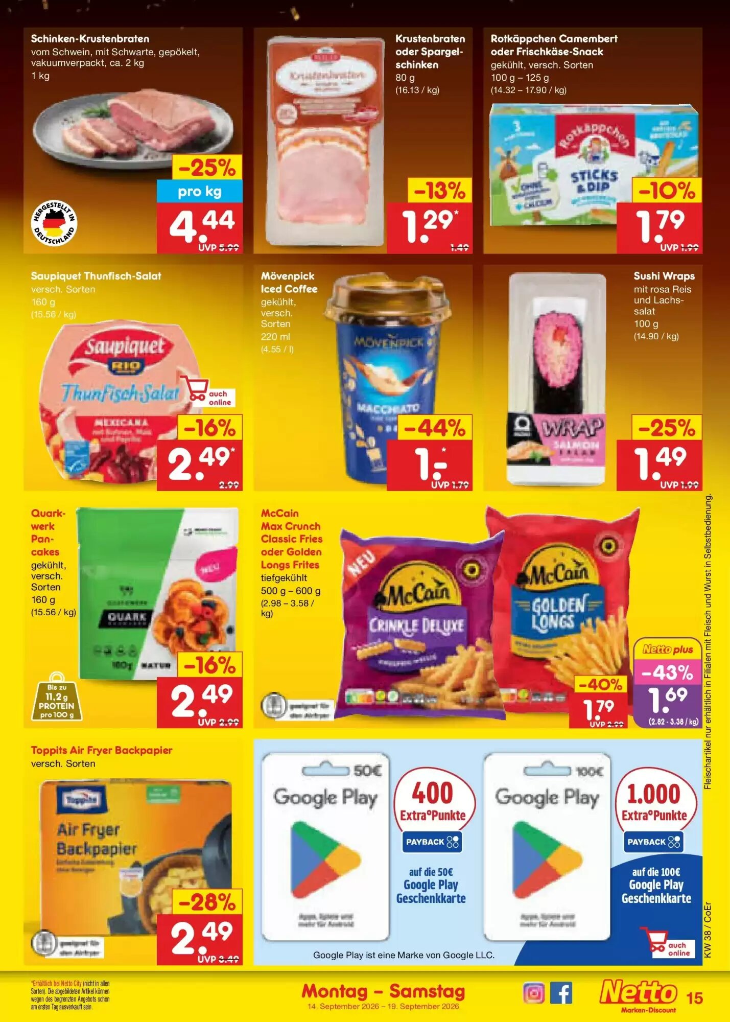 Netto Marken-Discount Prospekt (ab 13.09.2026) zum Blättern - Seite 21