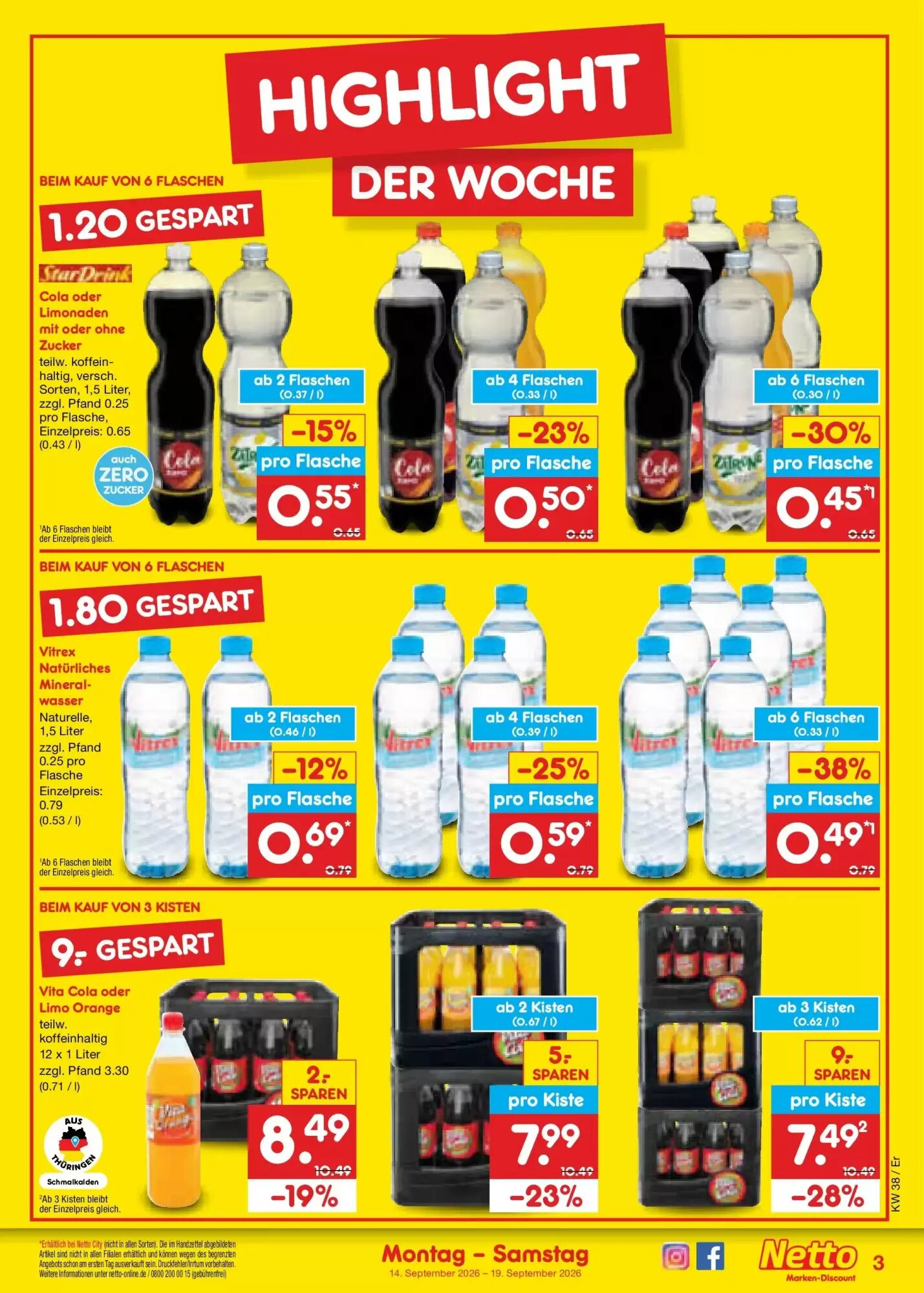 Netto Marken-Discount Prospekt (ab 13.09.2026) zum Blättern - Seite 3