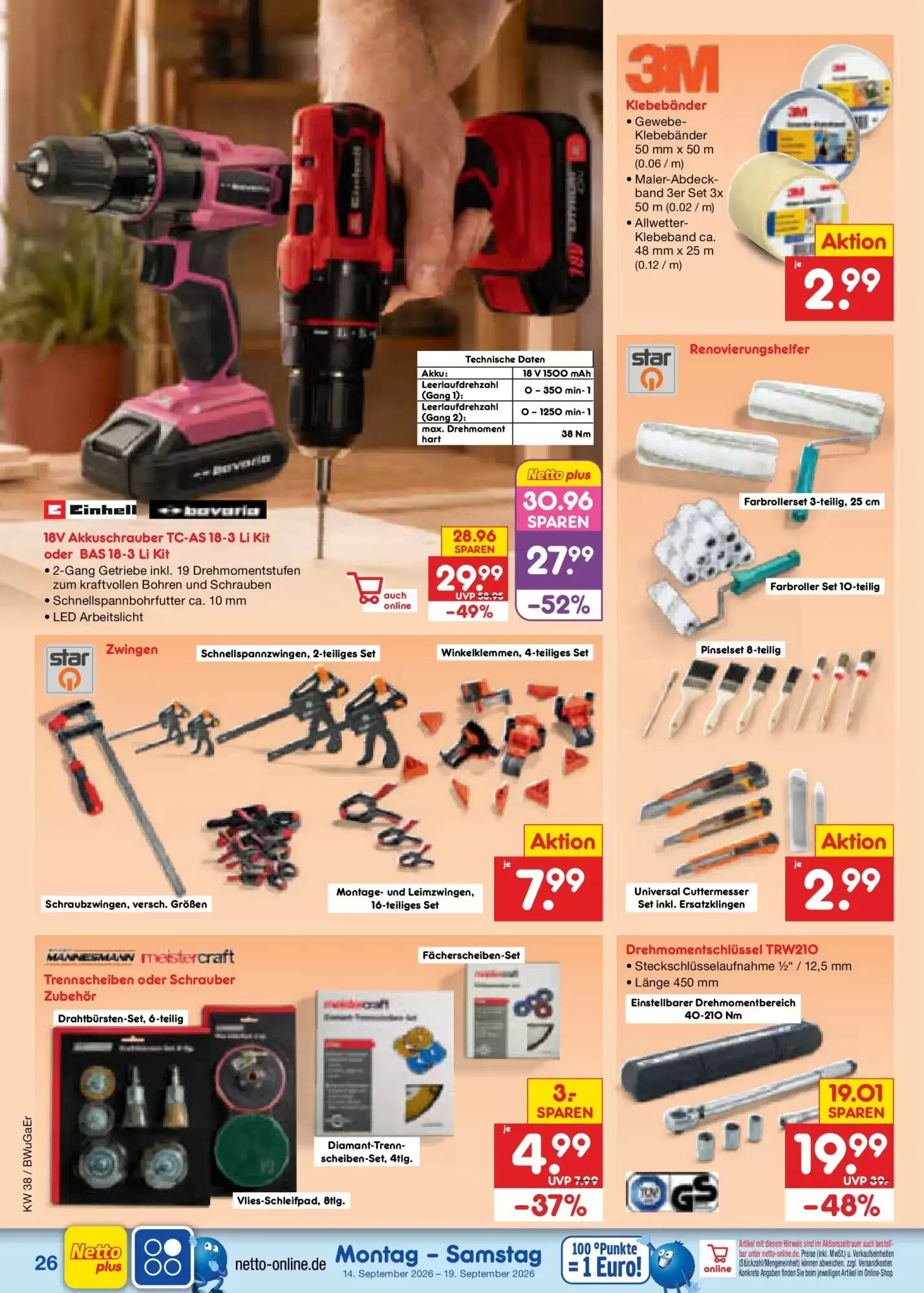 Netto Marken-Discount Prospekt (ab 13.09.2026) zum Blättern - Seite 38