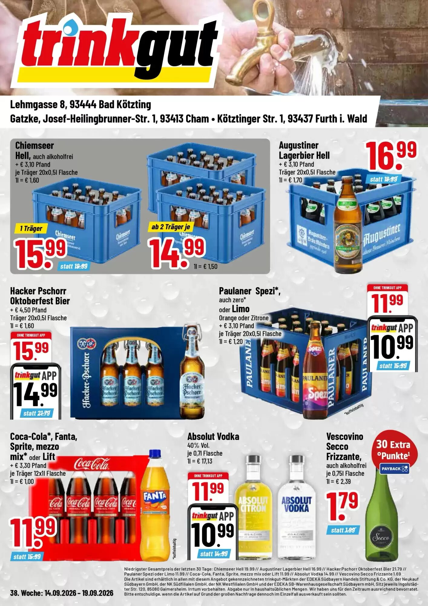 trinkgut Prospekt (ab 13.09.2026) zum Blättern - Seite 1