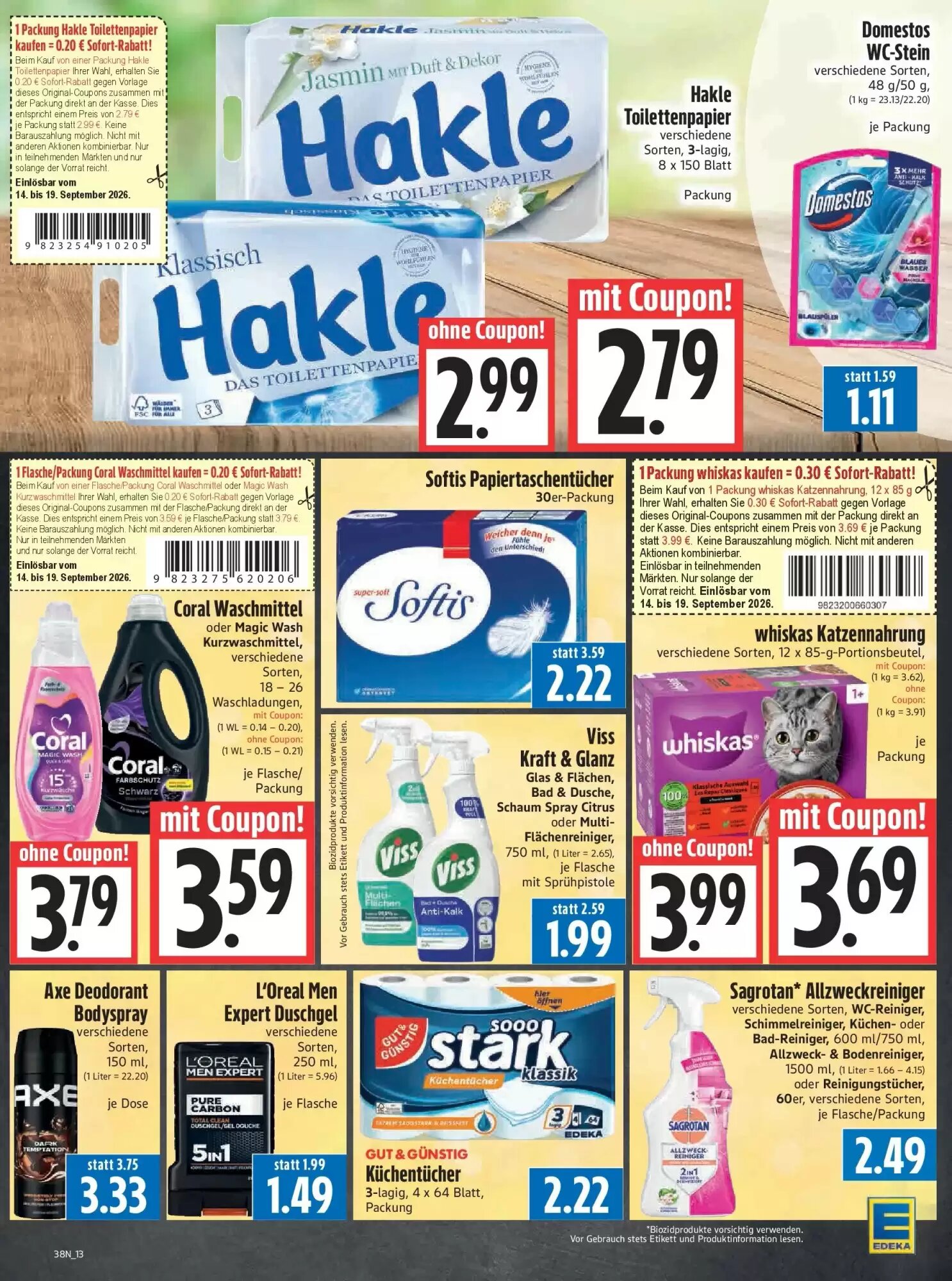 EDEKA Hahner Prospekt (ab 13.09.2026) zum Blättern - Seite 15