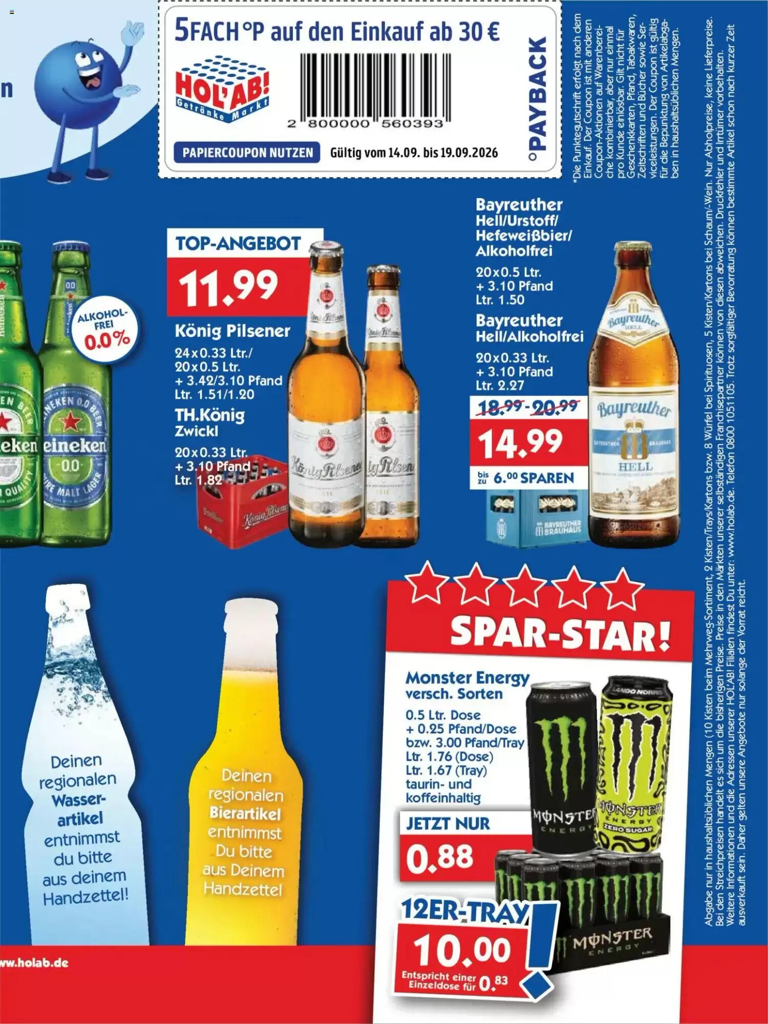 Hol'ab Getränkemarkt Prospekt (ab 14.09.2026) zum Blättern - Seite 3