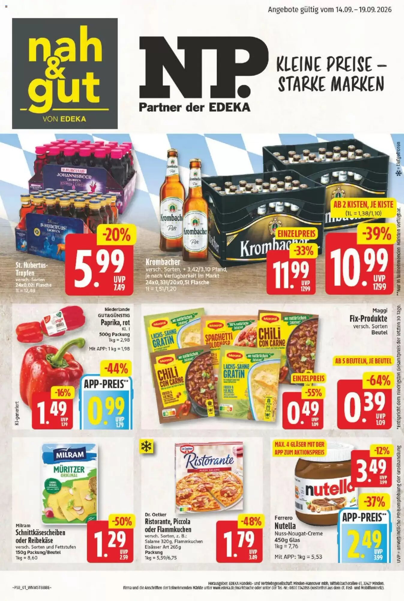 NP Discount Prospekt (ab 14.09.2026) zum Blättern - Seite 1
