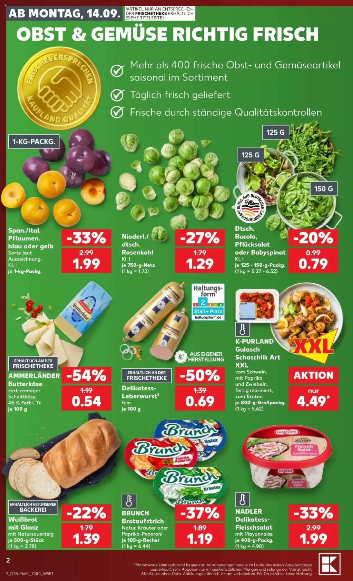 Kaufland Prospekt (ab 14.09.2026) zum Blättern - Seite 2