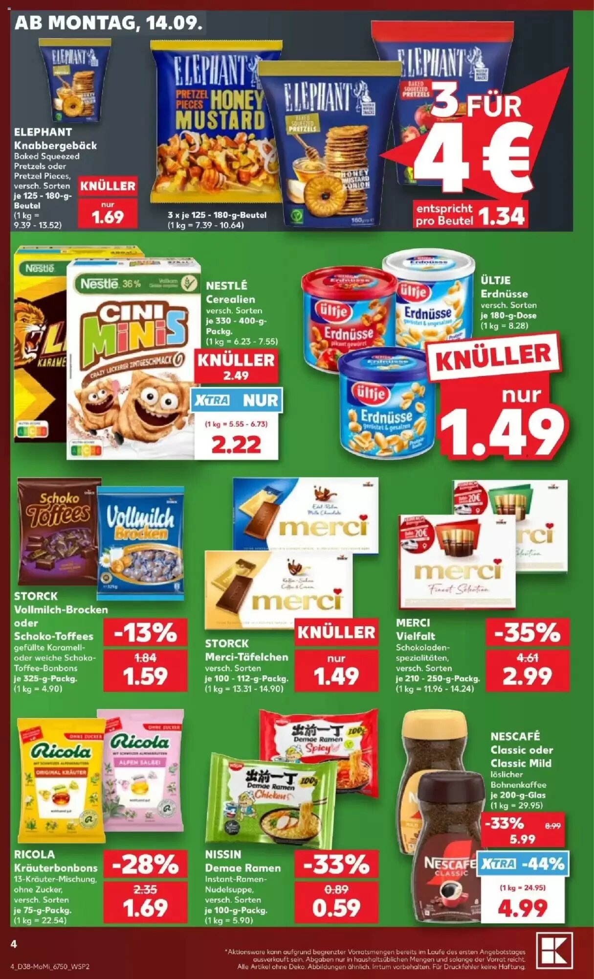 Kaufland Prospekt (ab 14.09.2026) zum Blättern - Seite 4