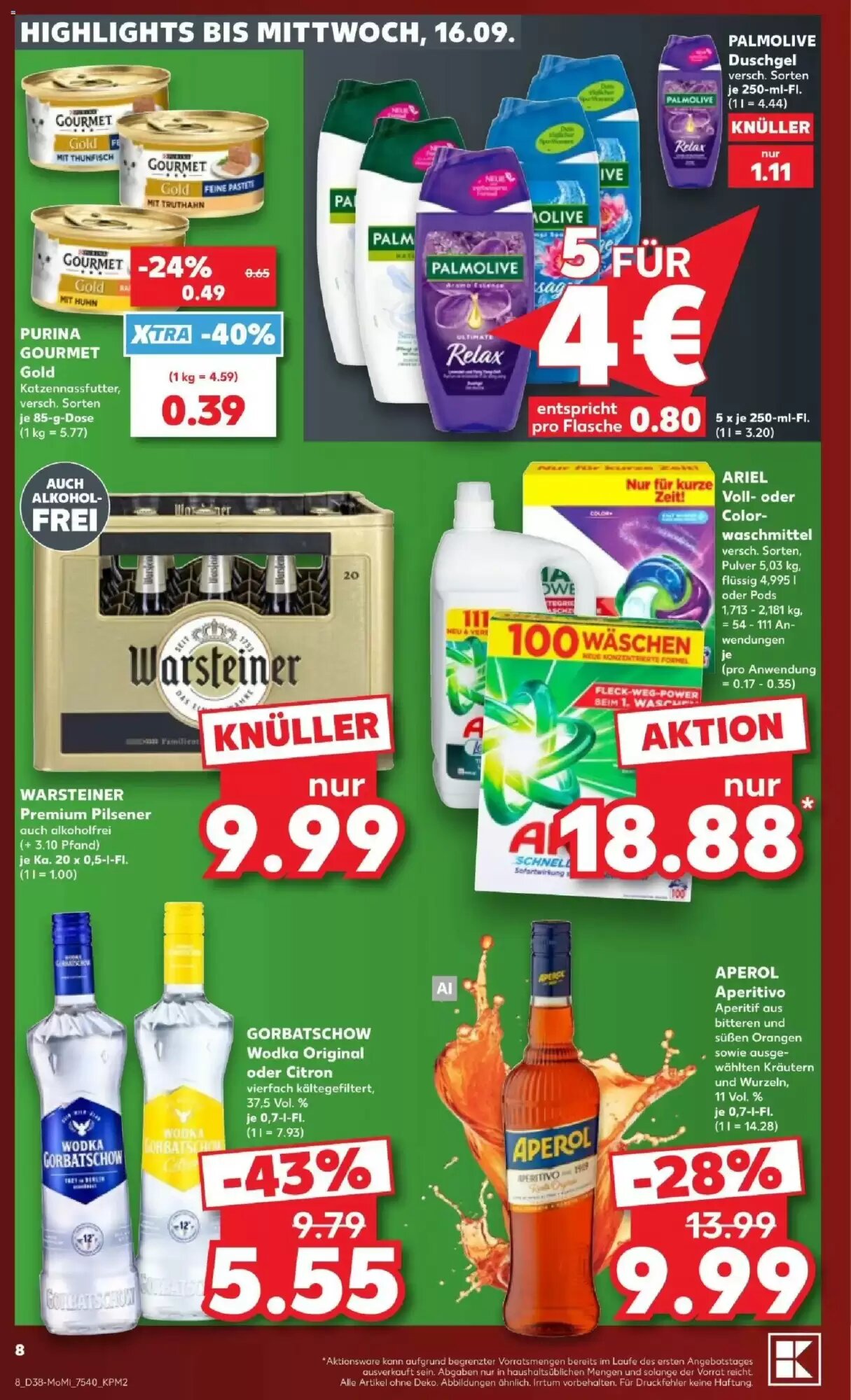 Kaufland Prospekt (ab 14.09.2026) zum Blättern - Seite 8