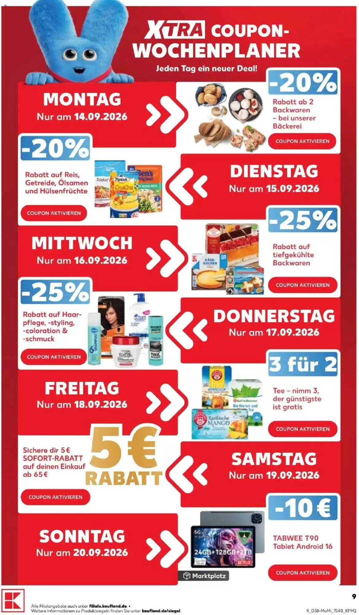 Kaufland Prospekt (ab 14.09.2026) zum Blättern - Seite 9