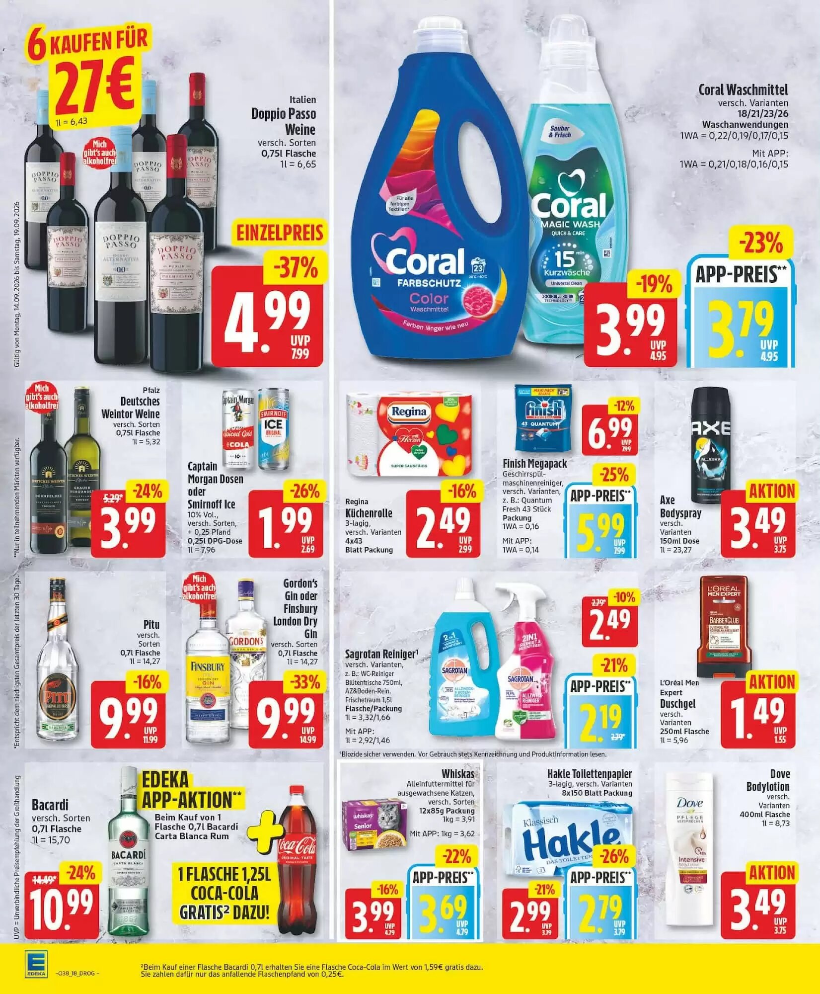 Edeka Prospekt (ab 14.09.2026) zum Blättern - Seite 18