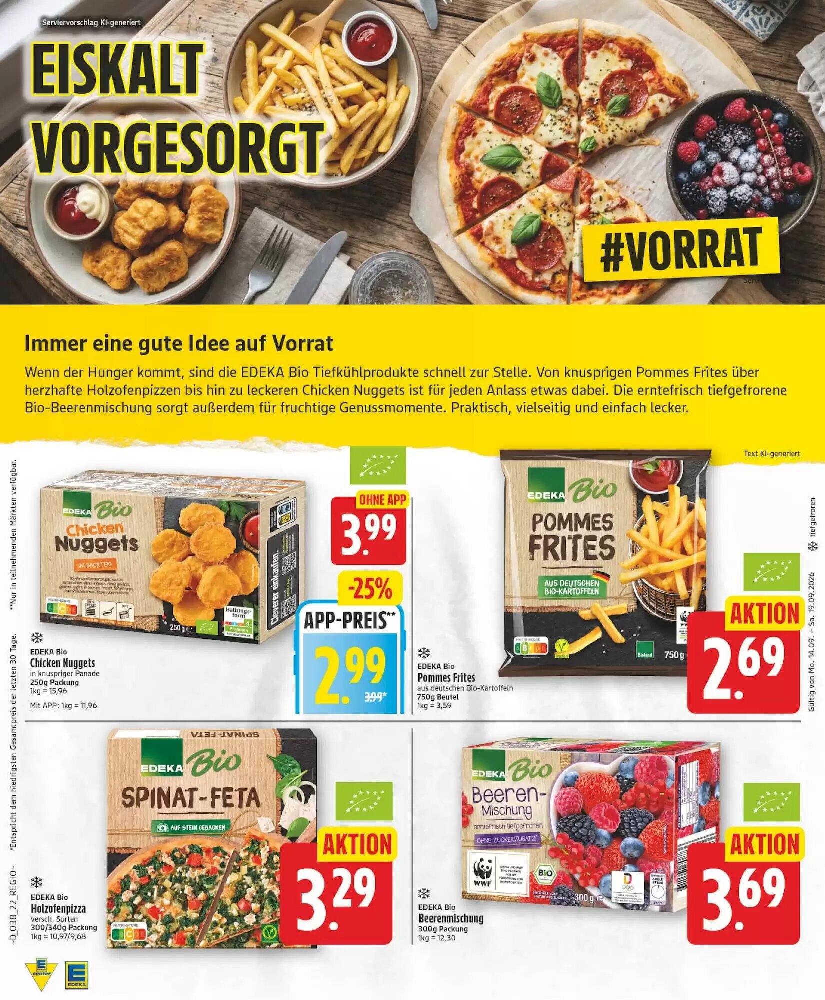 Edeka Prospekt (ab 14.09.2026) zum Blättern - Seite 22