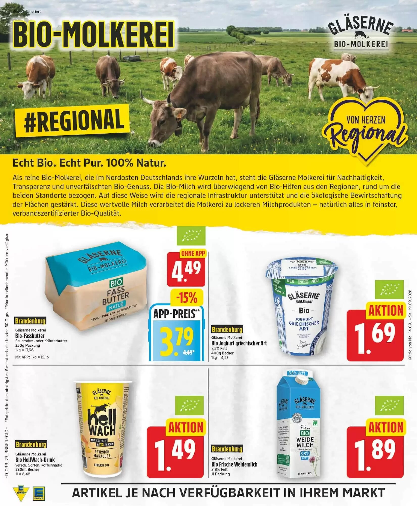 Edeka Prospekt (ab 14.09.2026) zum Blättern - Seite 23