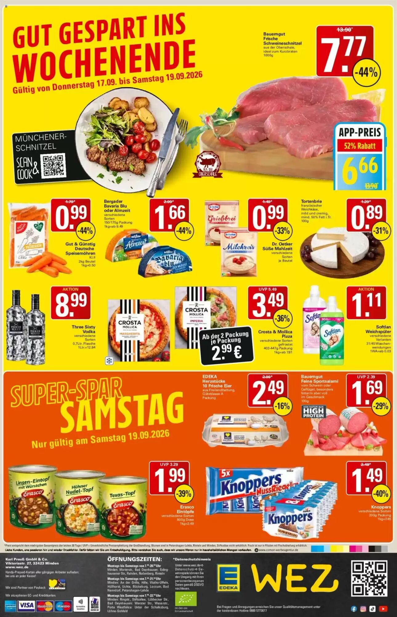 WEZ Prospekt (ab 14.09.2026) zum Blättern - Seite 16