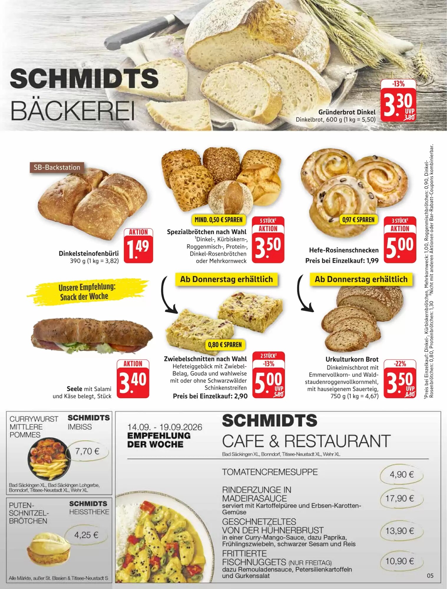 Schmidt's Märkte Prospekt (ab 14.09.2026) zum Blättern - Seite 5