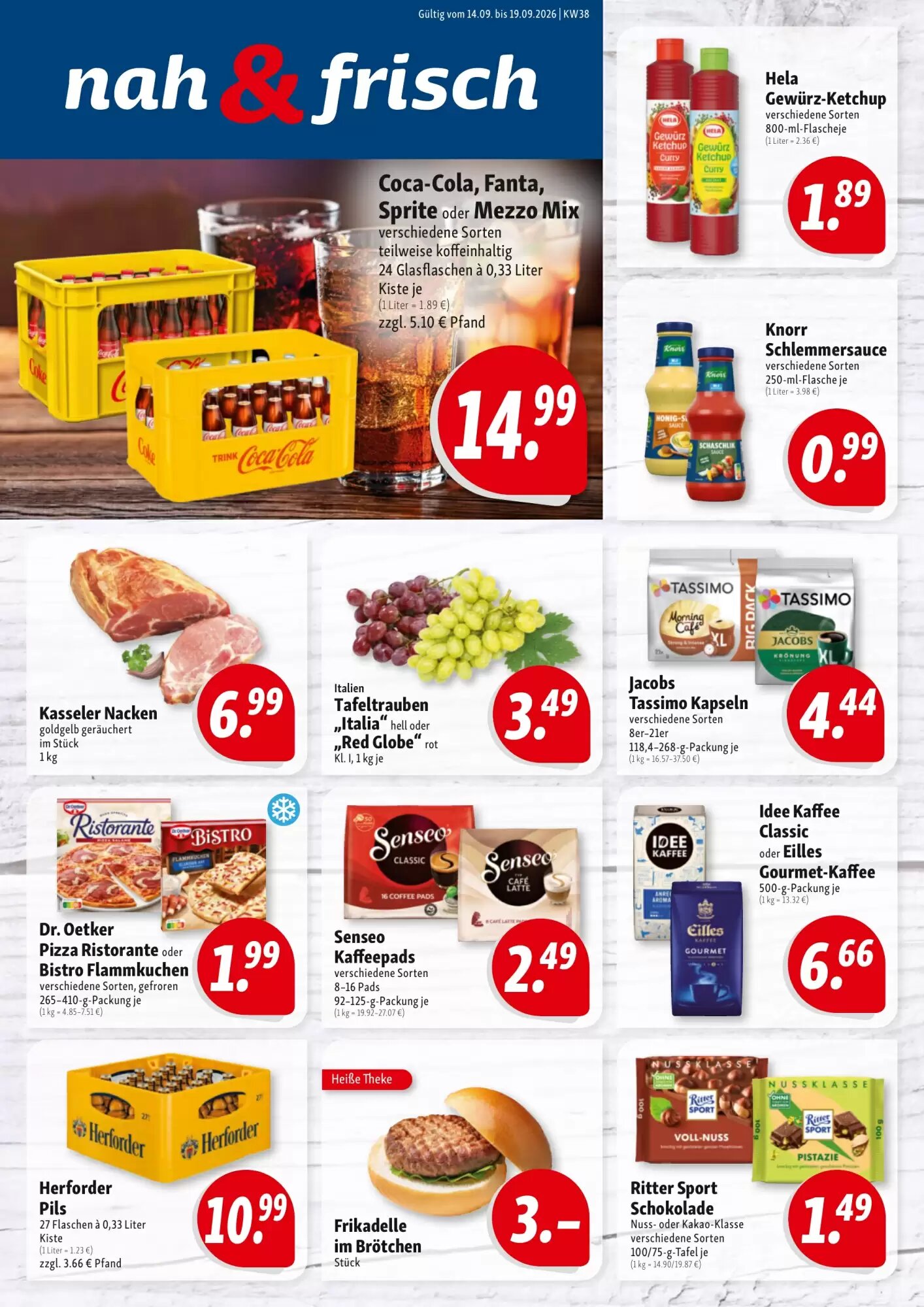 Nah & Frisch Prospekt (ab 14.09.2026) zum Blättern - Seite 1