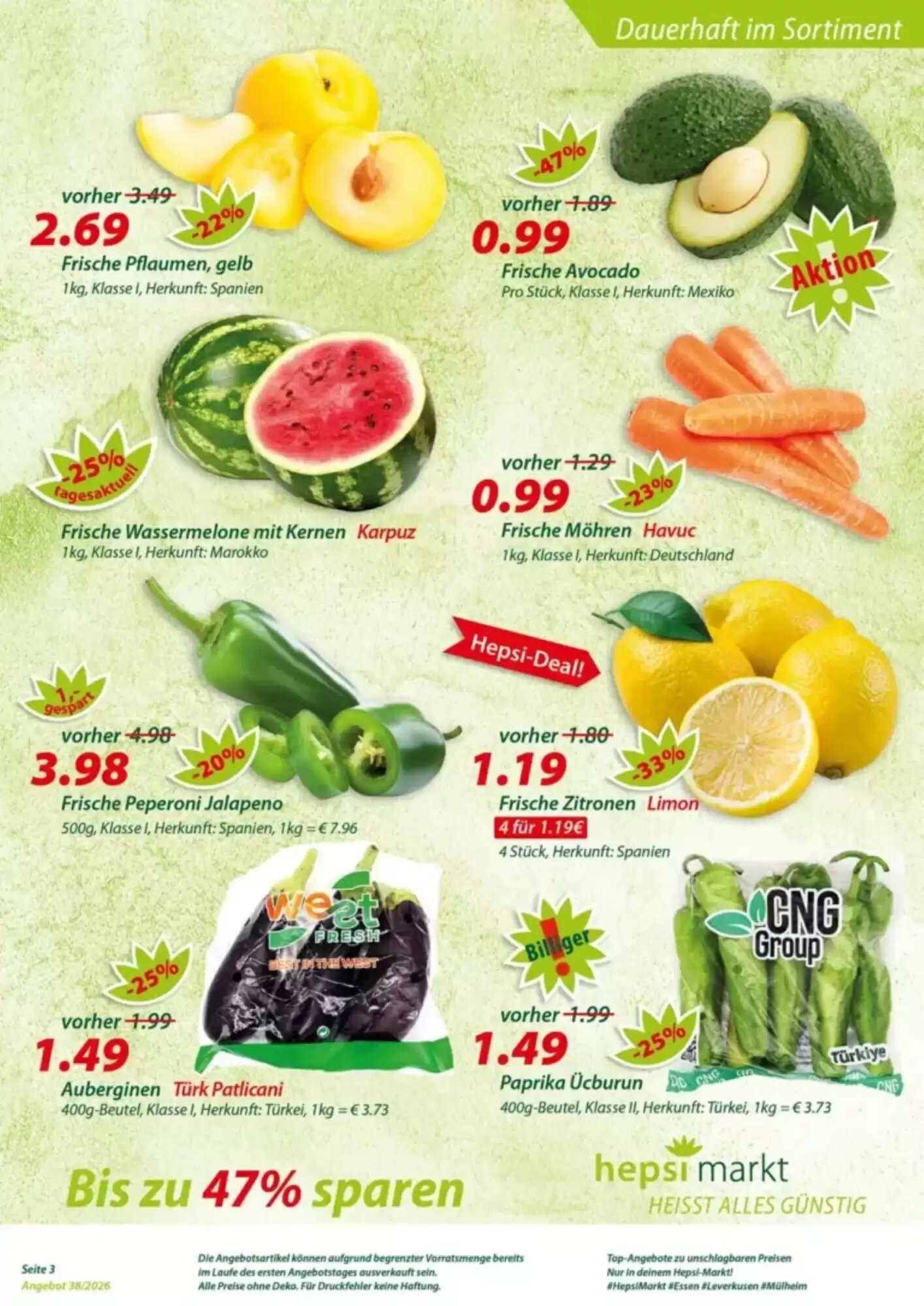 Hepsi-Markt Prospekt (ab 14.09.2026) zum Blättern - Seite 3