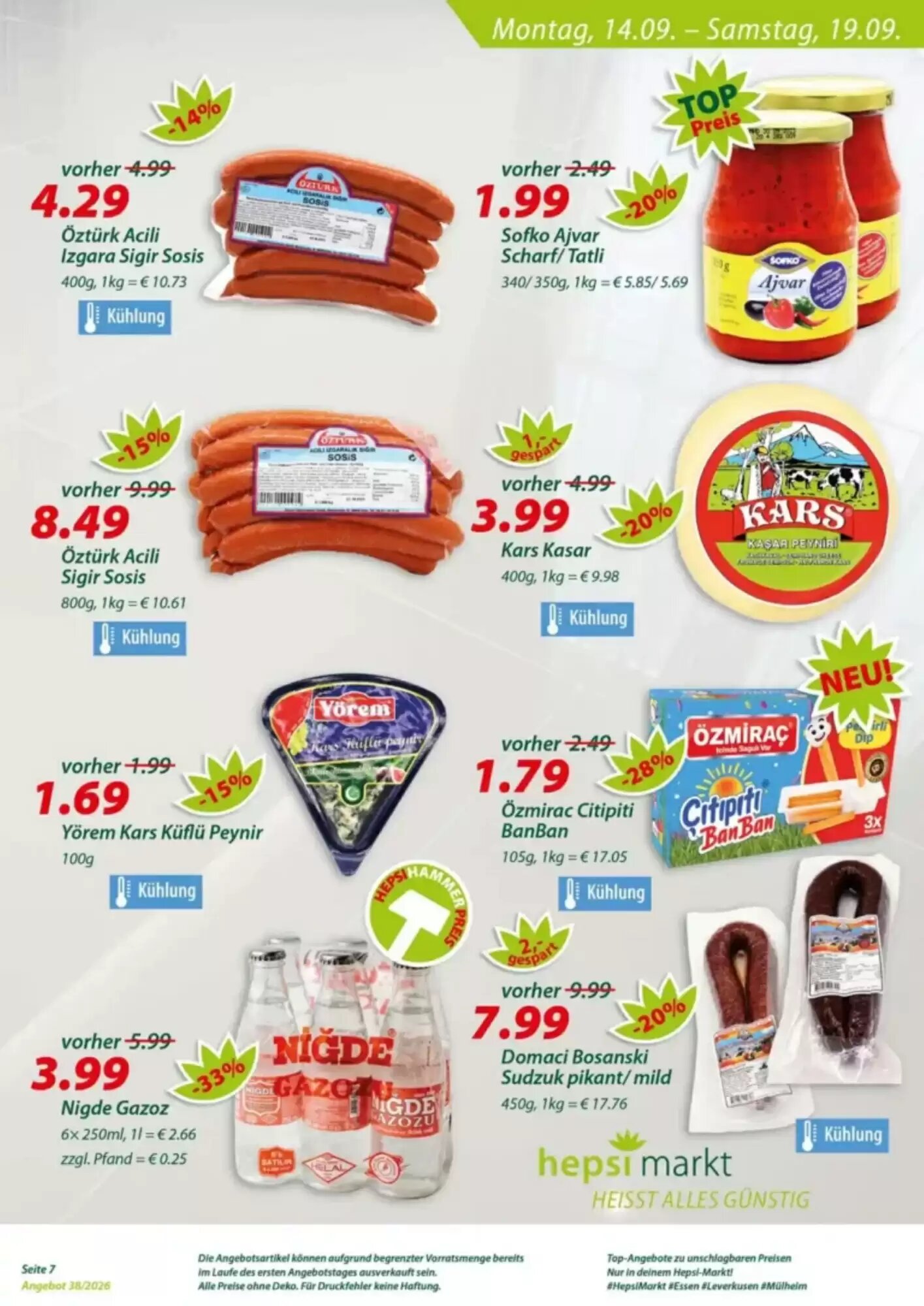 Hepsi-Markt Prospekt (ab 14.09.2026) zum Blättern - Seite 7