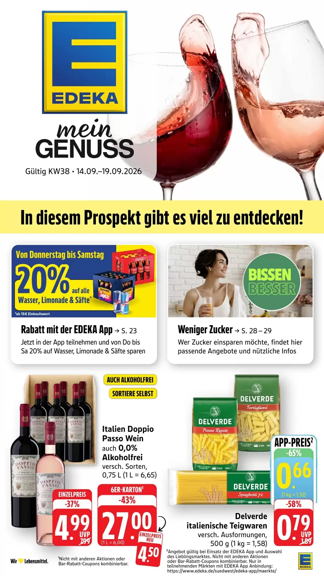 Edeka Stenger Prospekt (ab 14.09.2026) zum Blättern - Seite 1