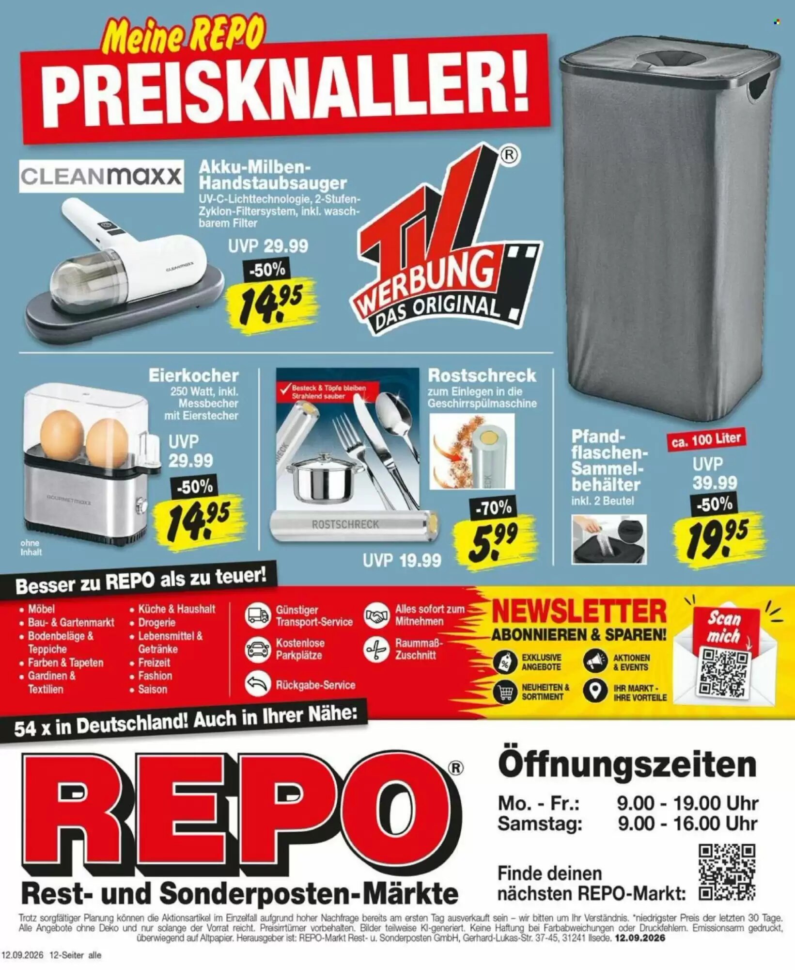 Repo Markt Prospekt (ab 14.09.2026) zum Blättern - Seite 12