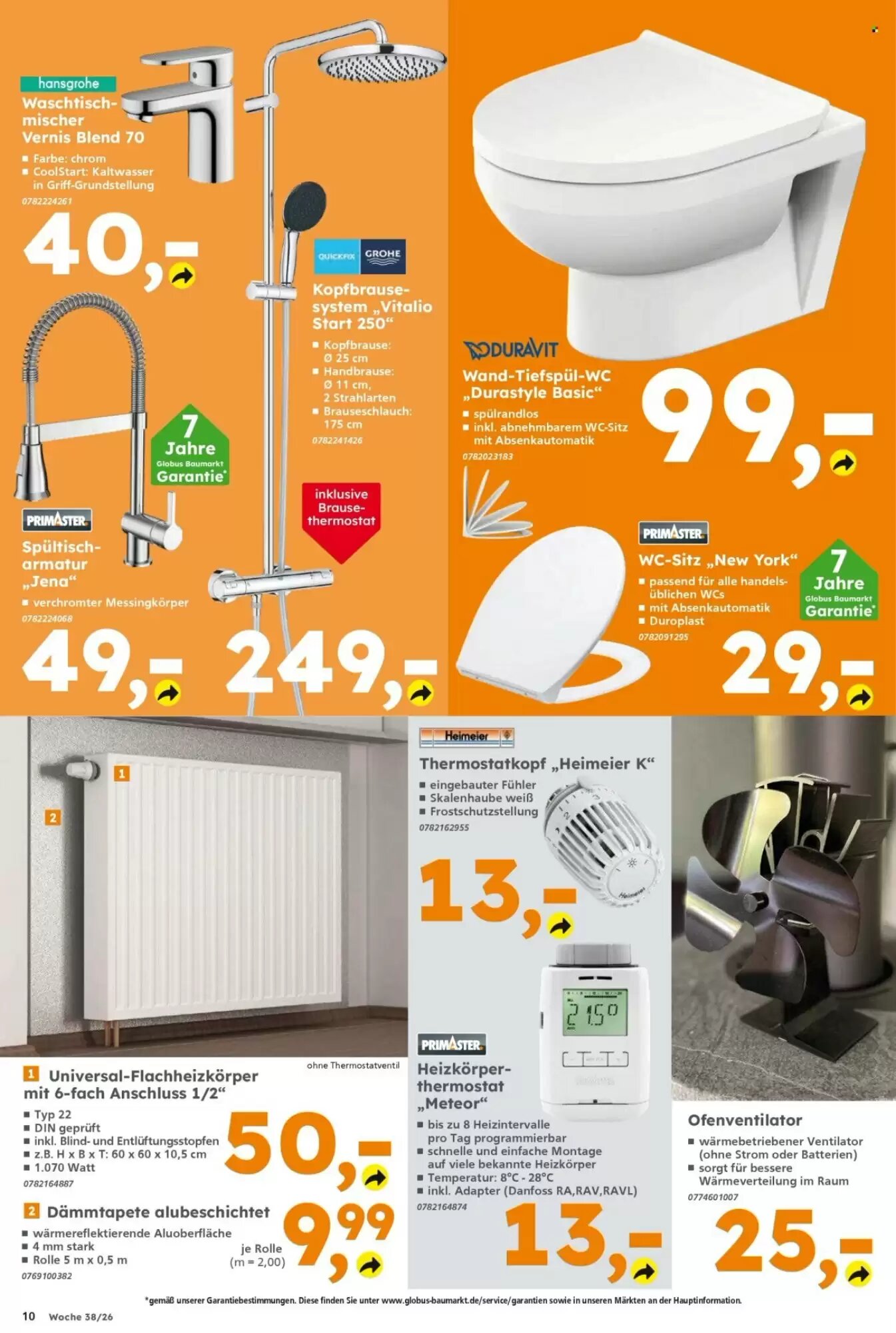 Globus Baumarkt Prospekt (ab 14.09.2026) zum Blättern - Seite 10