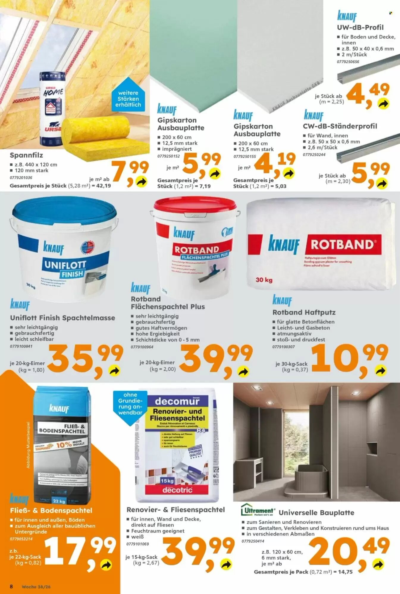 Globus Baumarkt Prospekt (ab 14.09.2026) zum Blättern - Seite 8