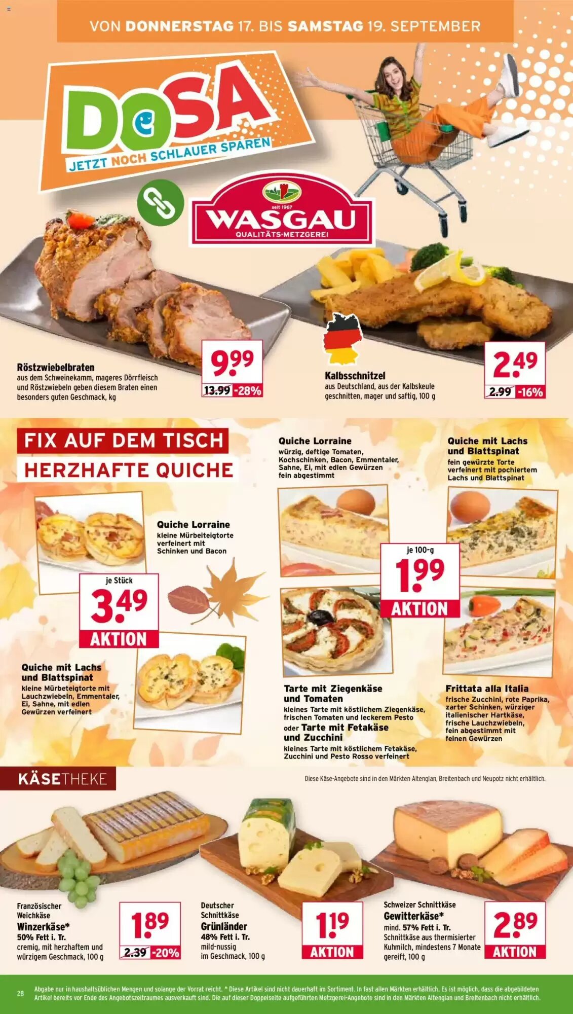Wasgau Prospekt (ab 14.09.2026) zum Blättern - Seite 28