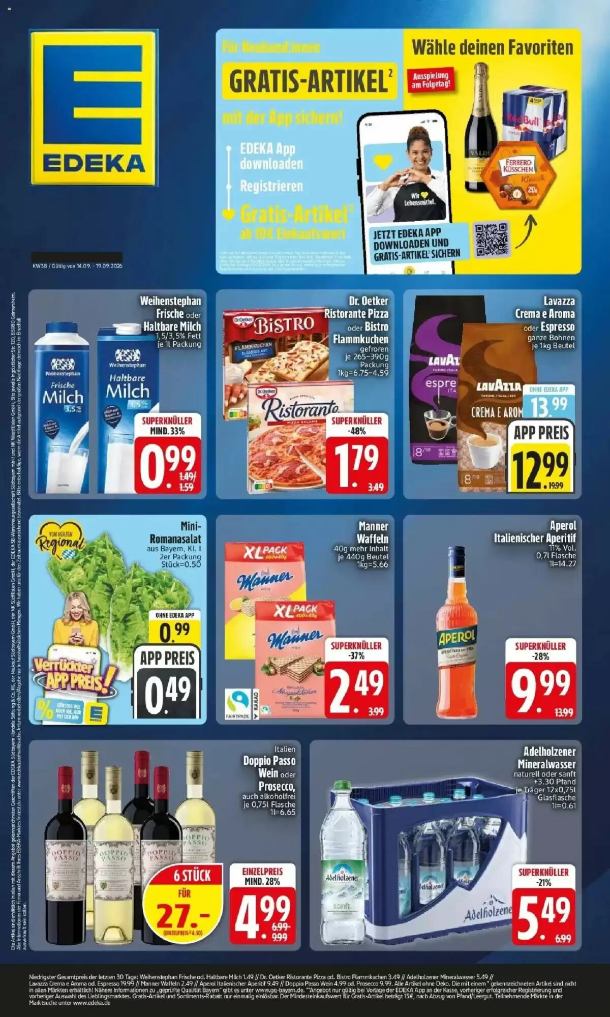 EDEKA Berger Prospekt (ab 14.09.2026) zum Blättern - Seite 1