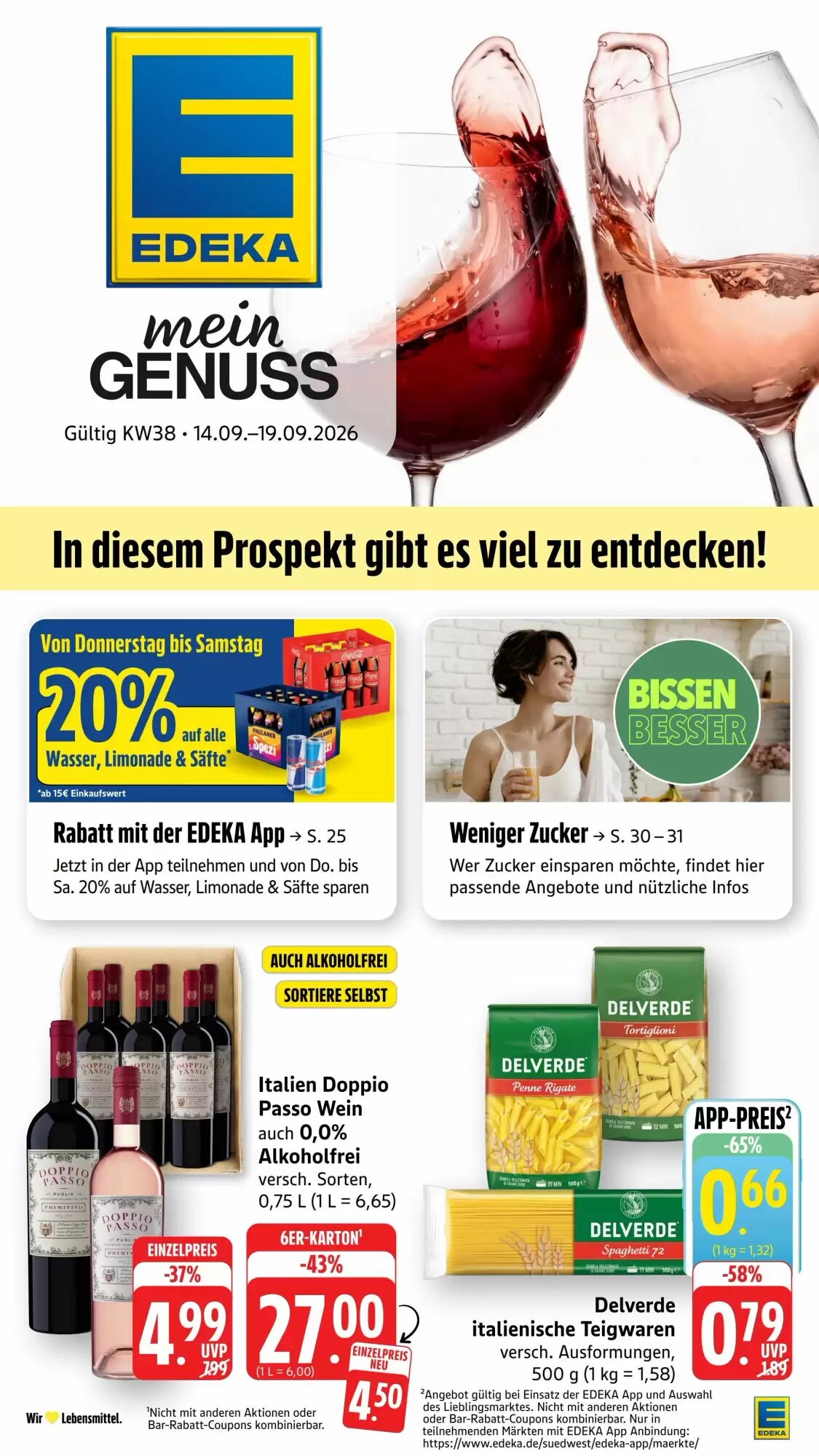 Edeka Niemerszein Prospekt (ab 14.09.2026) zum Blättern - Seite 1