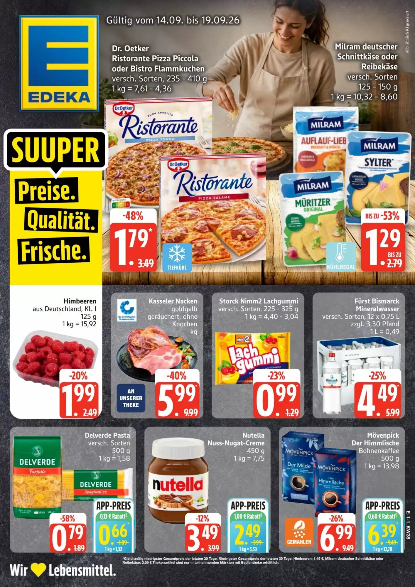 Edeka Aktiv Markt Prospekt (ab 14.09.2026) zum Blättern - Seite 1
