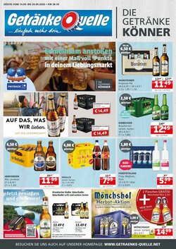 Getränke Quelle Prospekt (ab 14.09.2026) zum Blättern