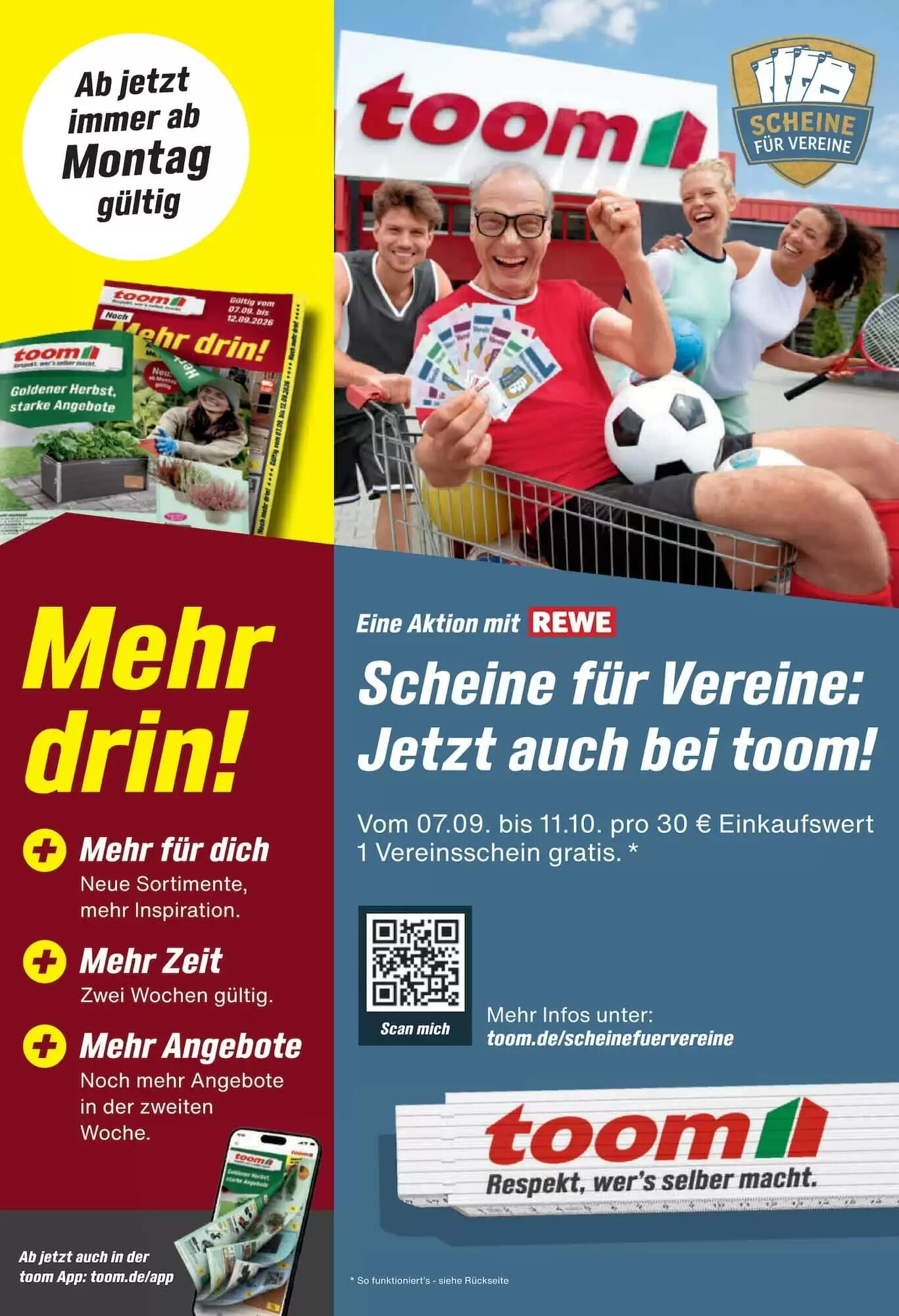 toom Baumarkt Prospekt (ab 14.09.2026) zum Blättern - Seite 1