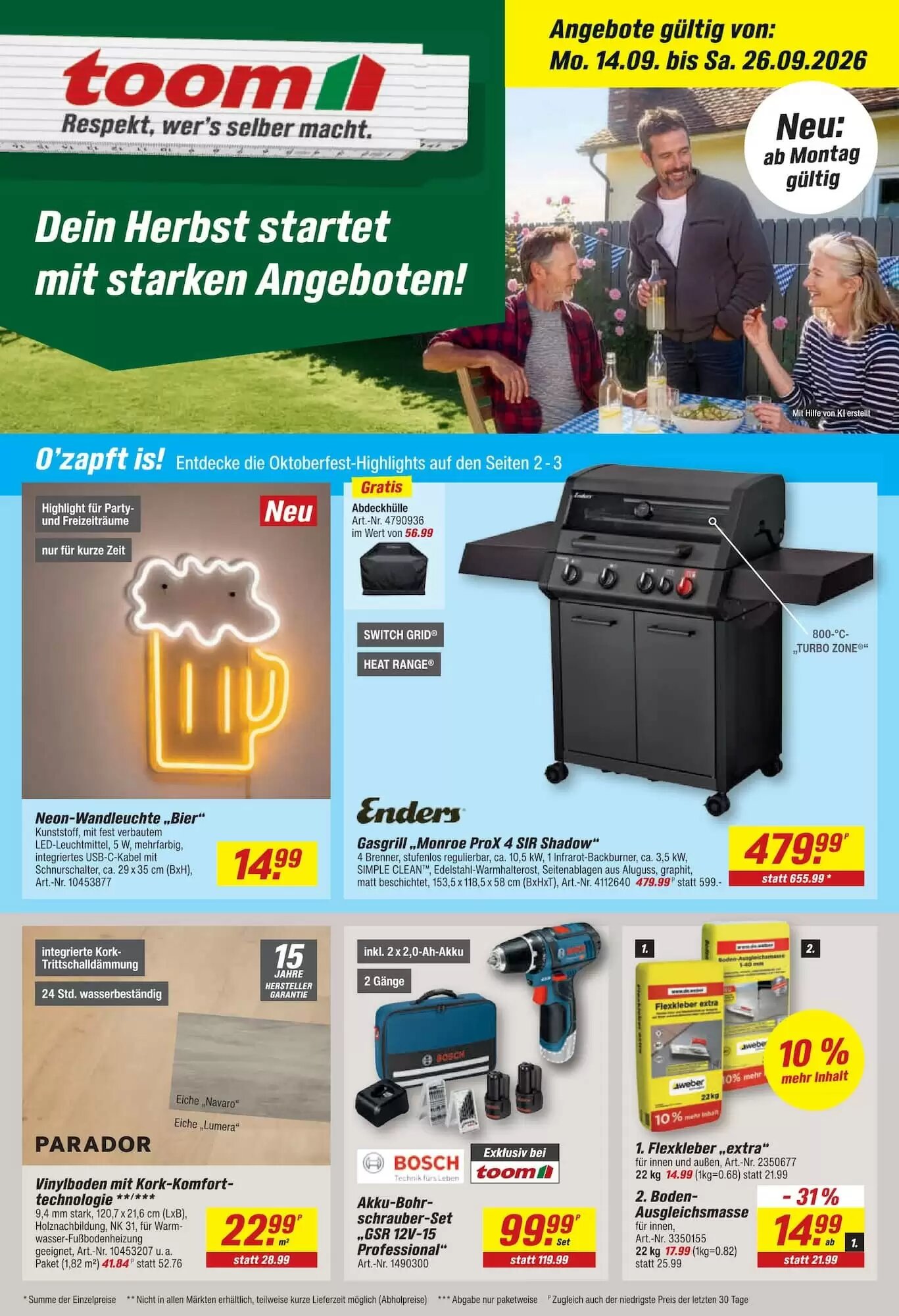 toom Baumarkt Prospekt (ab 14.09.2026) zum Blättern - Seite 5