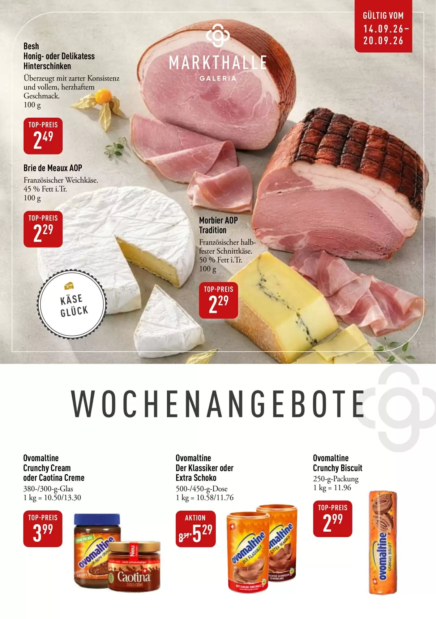 Galeria Markthalle Prospekt (ab 14.09.2026) zum Blättern - Seite 1