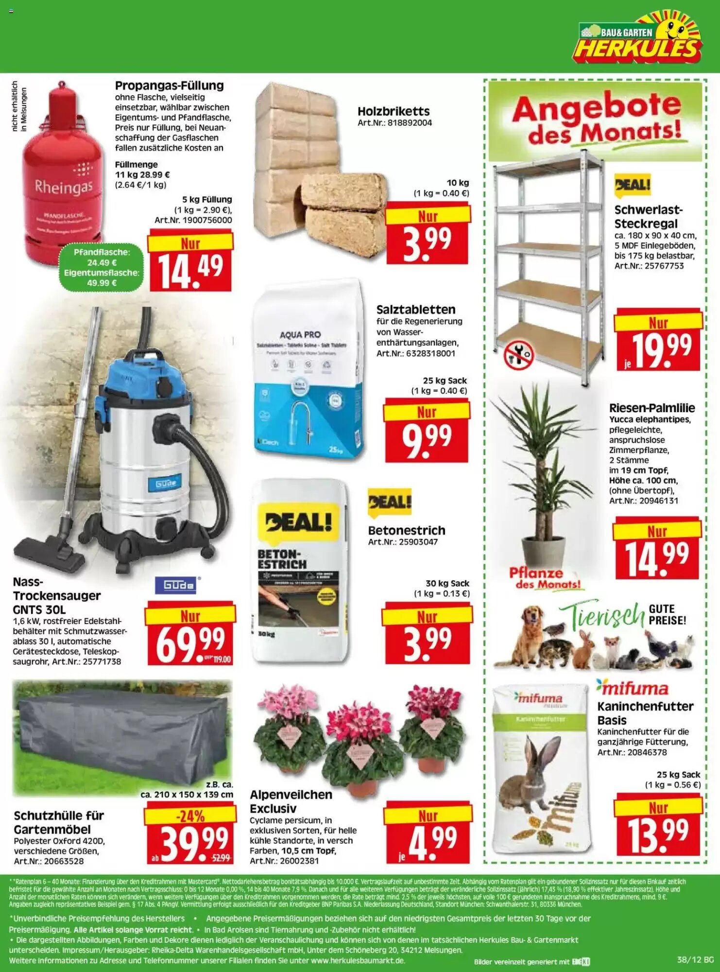 Herkules Baumarkt Prospekt (ab 14.09.2026) zum Blättern - Seite 12
