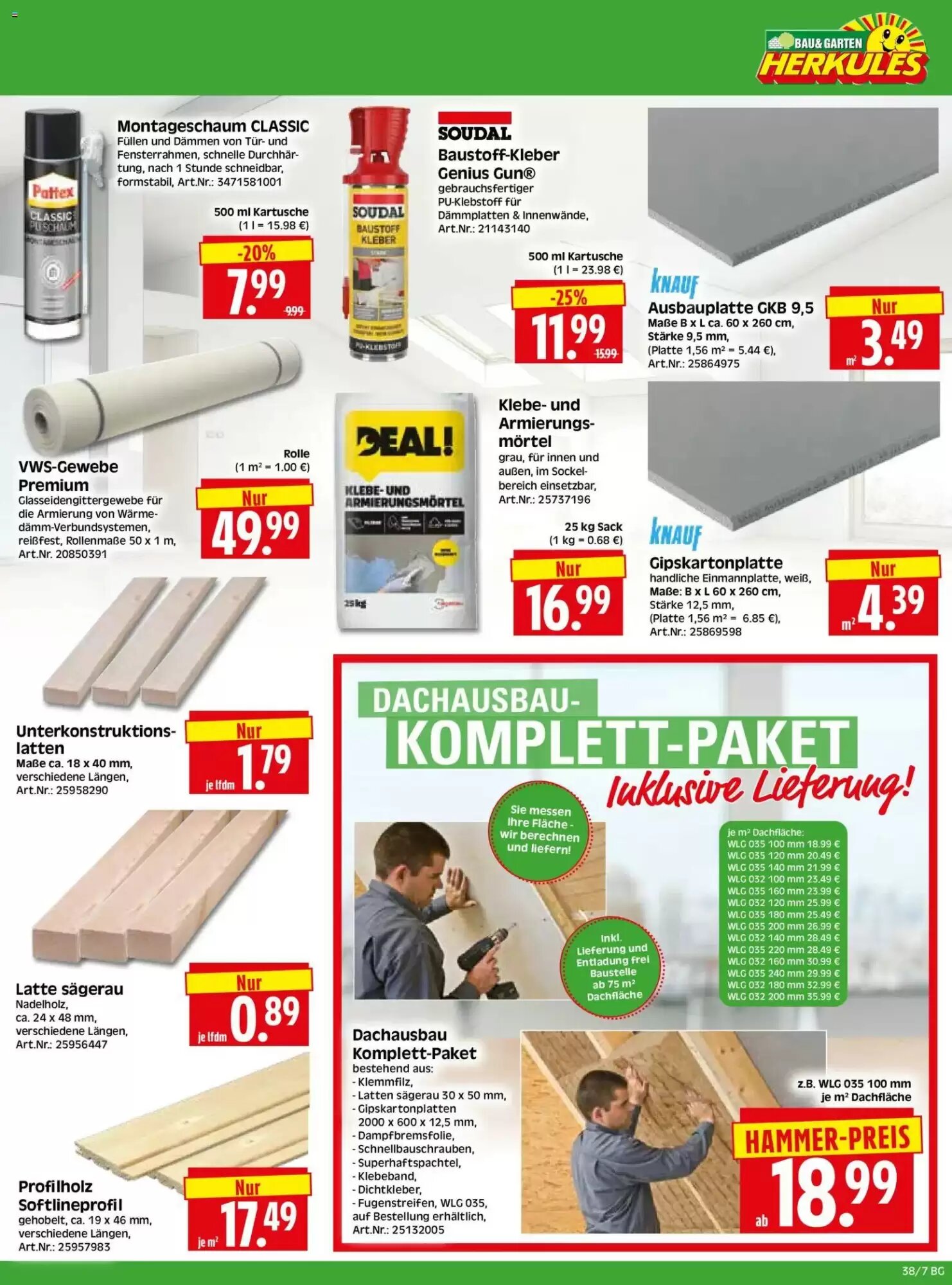 Herkules Baumarkt Prospekt (ab 14.09.2026) zum Blättern - Seite 7