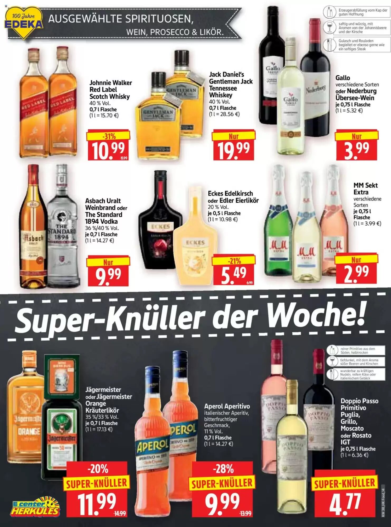Edeka Herkules Prospekt (ab 14.09.2026) zum Blättern - Seite 14