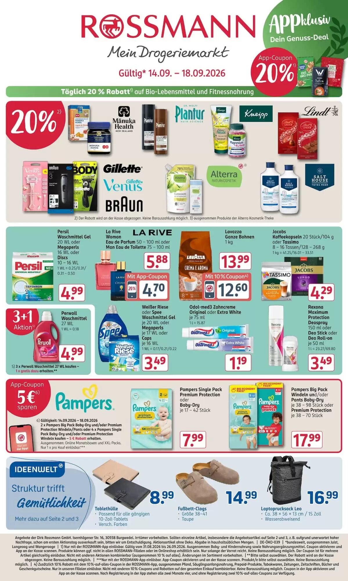 Rossmann Prospekt (ab 14.09.2026) zum Blättern - Seite 1