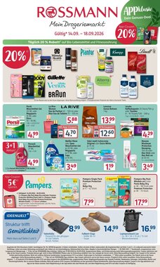 Rossmann Prospekt (ab 14.09.2026) zum Blättern