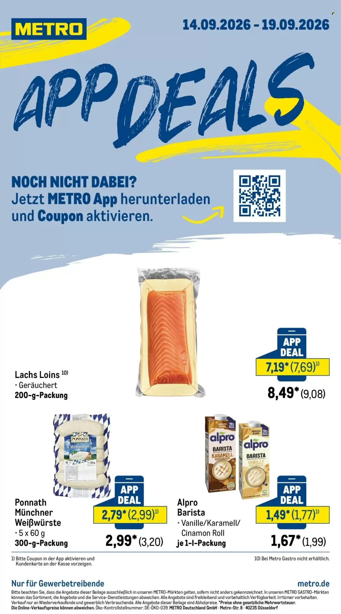 METRO Prospekt (ab 14.09.2026) zum Blättern - Seite 1
