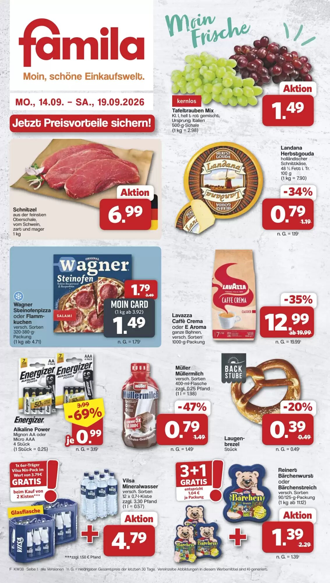 Famila Nord West Prospekt (ab 14.09.2026) zum Blättern - Seite 1